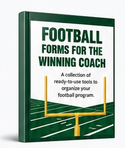 Football Forms for the Winning Coach (Instant PDF Download)